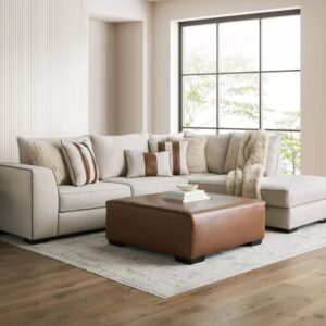 Sofá Chaiselongue HOMES Inside Out con Tela Bouclé