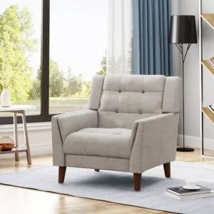 Sillón Candace de Estilo Moderno de Mediados de Siglo