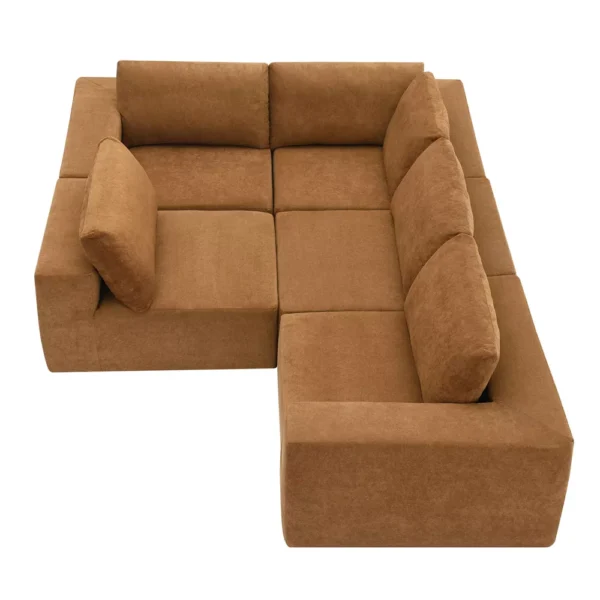 Sofá Seccional en L Modular de 116 Ancho ModernLuxe - Imagen 7