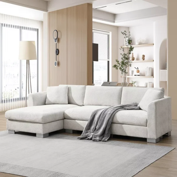 Sofá Chaiselongue ModernLuxe Cloud de 96"