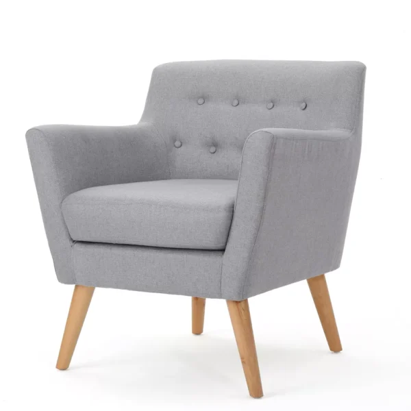 Sillón Club Meena con Botones de Estilo Moderno - Imagen 3