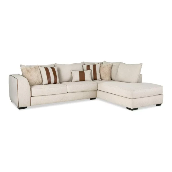 Sofá Chaiselongue HOMES Inside Out con Tela Bouclé - Imagen 3