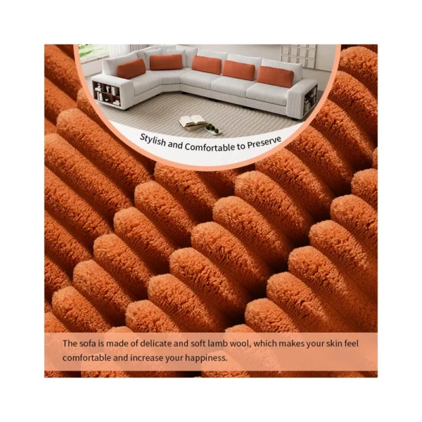 Sofá Modular Helixa de 142.00" con Armazón de Madera - Imagen 4