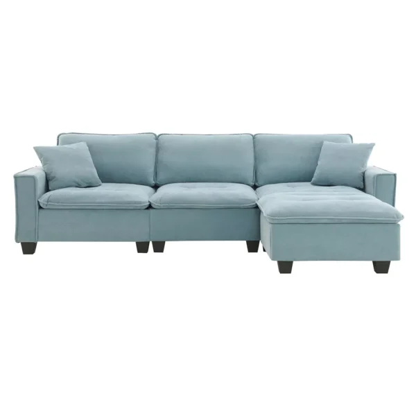 Sofá Chaiselongue Convertible NicBex Otomana Desmontable - Imagen 3