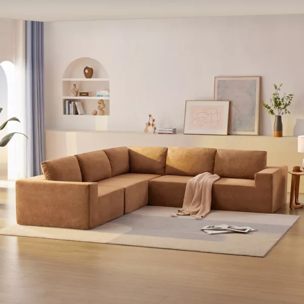 Sofá Seccional en L Modular de 116 Ancho ModernLuxe - Imagen 5