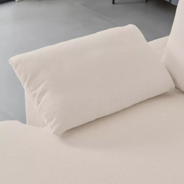 Sofá ModernLuxe Chaiselongue de 100" Tapizado en Lino - Imagen 2
