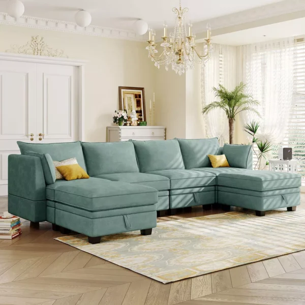Sofá Seccional en Forma de U Beitreff con Chaise Reversible