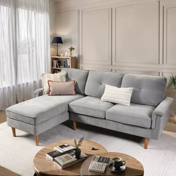 Sofá Modular XIZZI Chaiselongue con Esponjas de Alta Densidad