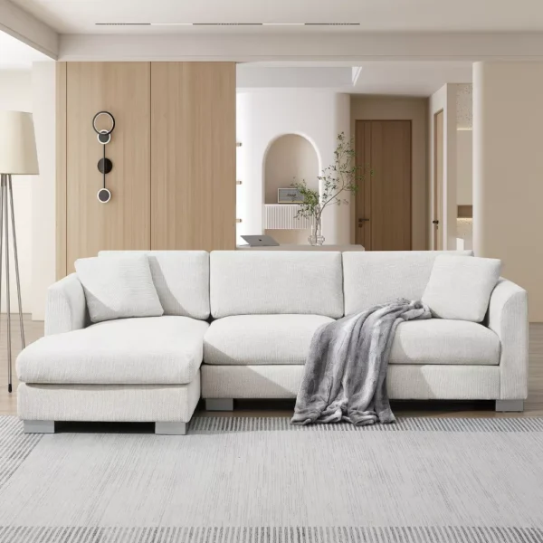 Sofá Chaiselongue ModernLuxe Cloud de 96" - Imagen 2