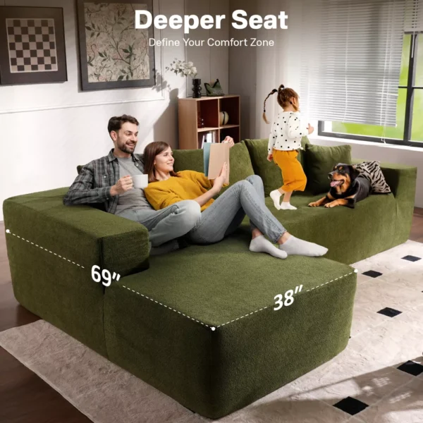 Sofá Seccional Modular XIZZI Chaiselongue - Imagen 3